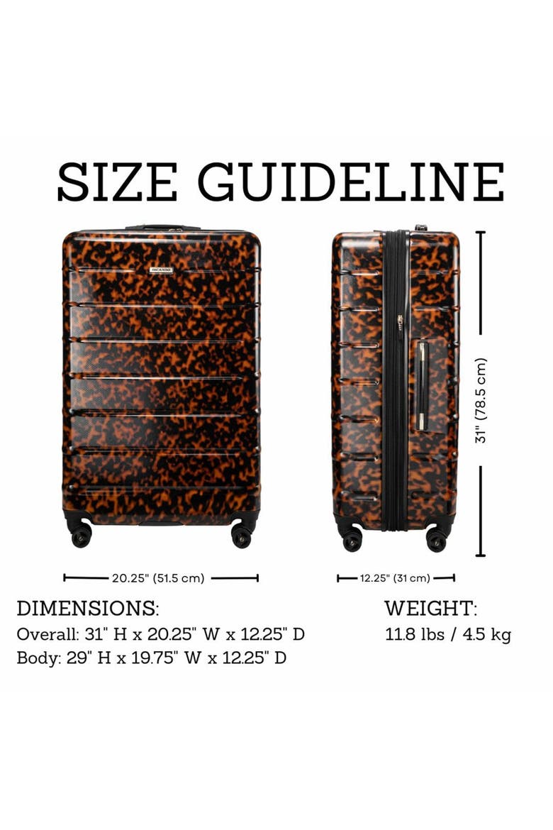 Cambria Hardside Luggage 29-inch Large Checked, Alternate, color, Tortoise