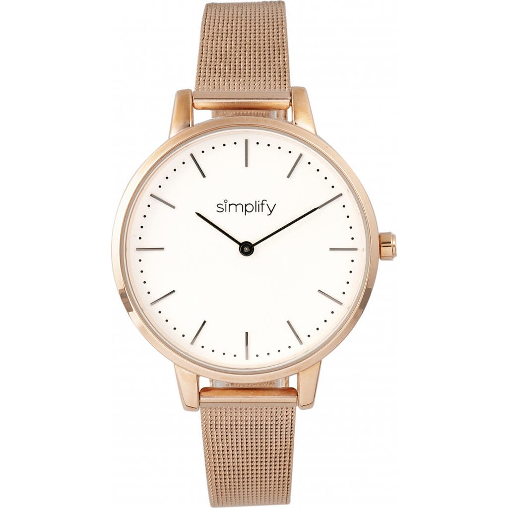 Simplify The 5800 Mesh Bracelet Watch In Multi