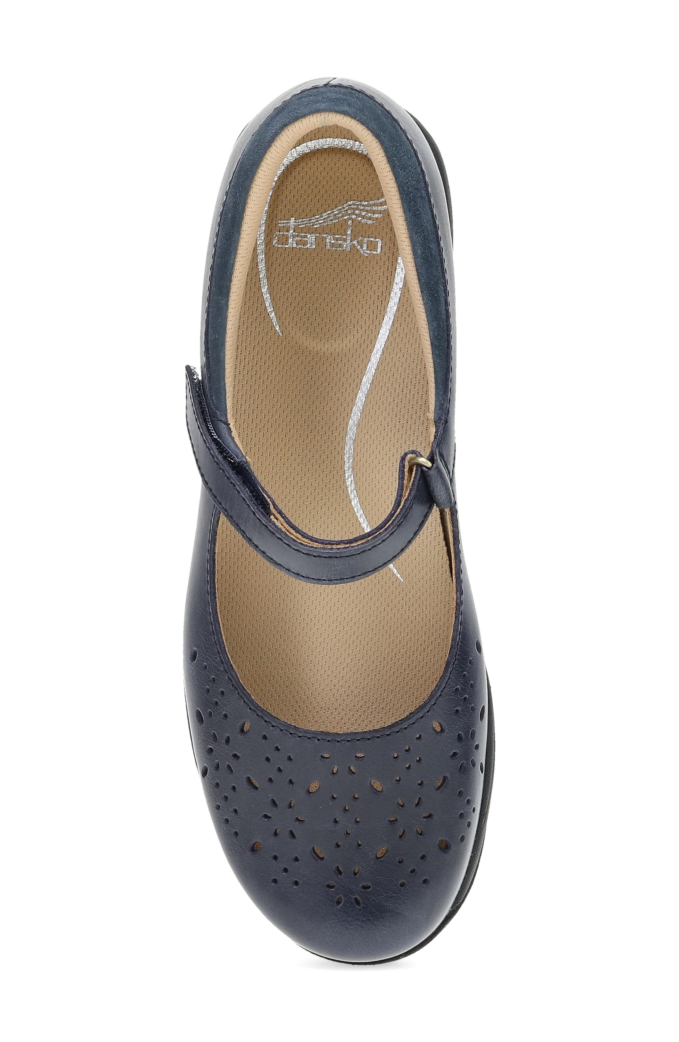 Stacy Wide Mary Jane Flat, Alternate, color, NAVY