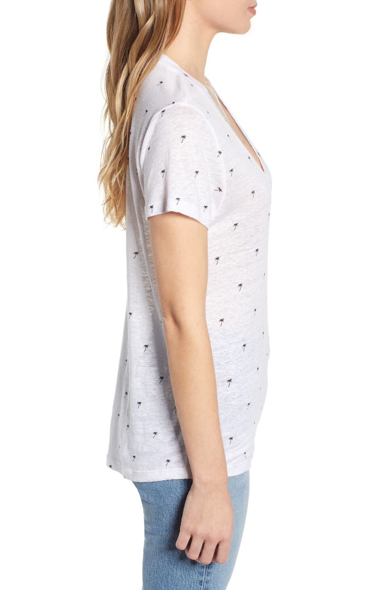 Rails Luna Tee, Alternate, color, White Mini Palms