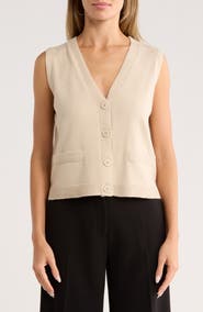 MAX STUDIO V-Neck Sweater Vest