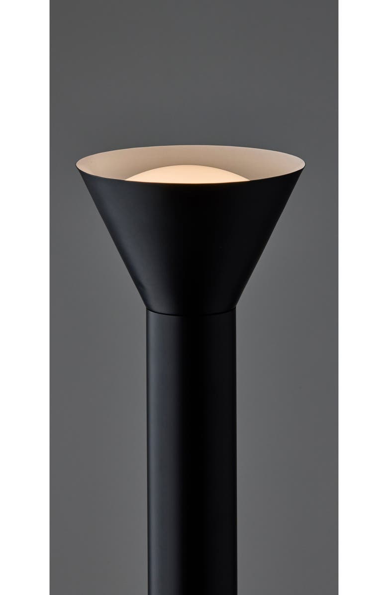 ADESSO LIGHTING Greer LED Torchiere Lamp, Alternate, color, Black