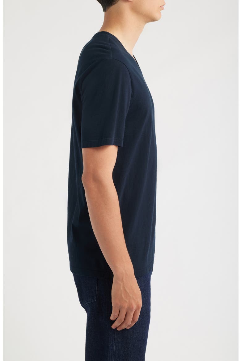 Regular Fit Garment Dyed V-Neck T-Shirt, Alternate, color, WASHED COASTAL