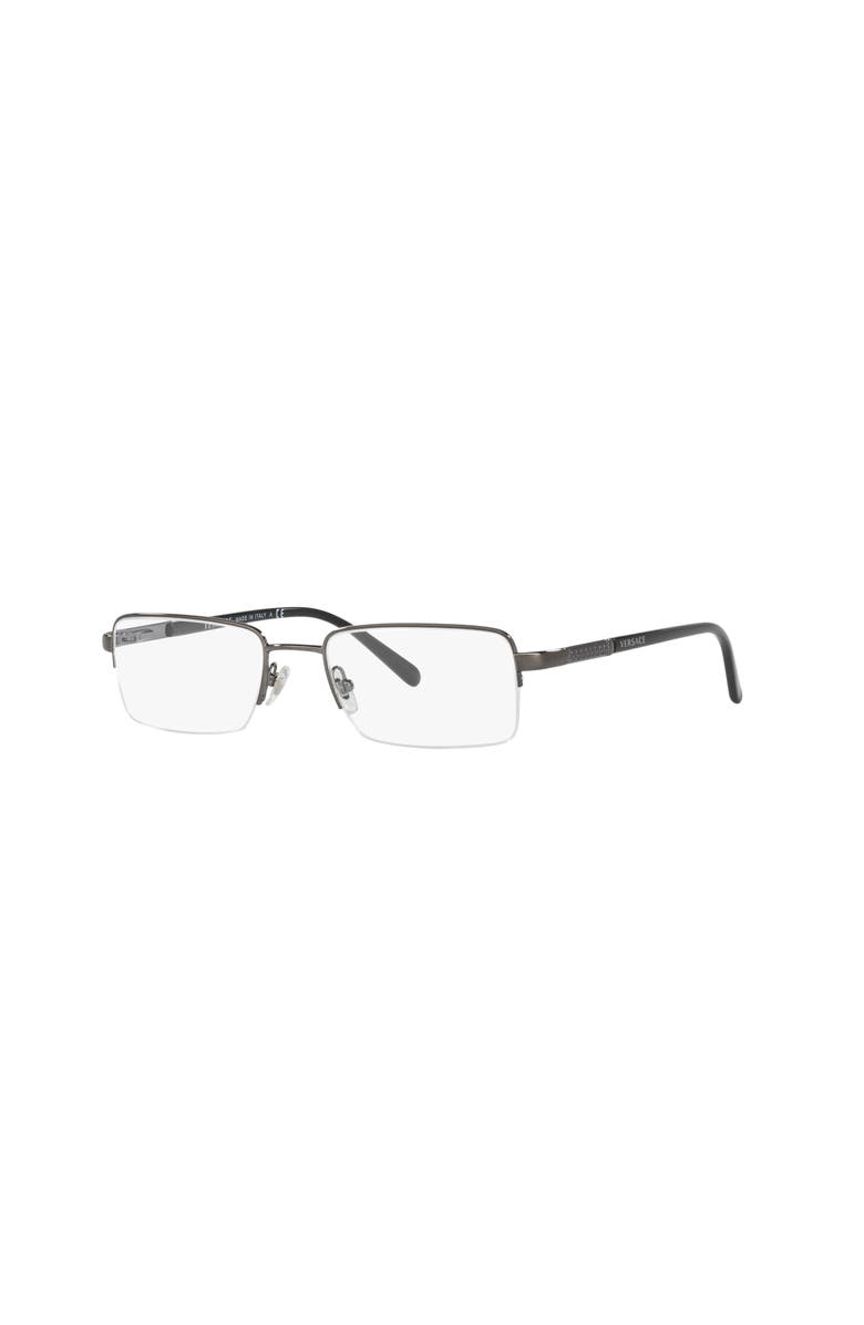 Versace 50mm Square optical glasses, Main, color, Silver
