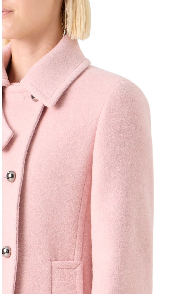Wool Blend Peacoat, Alternate, color, ROSE