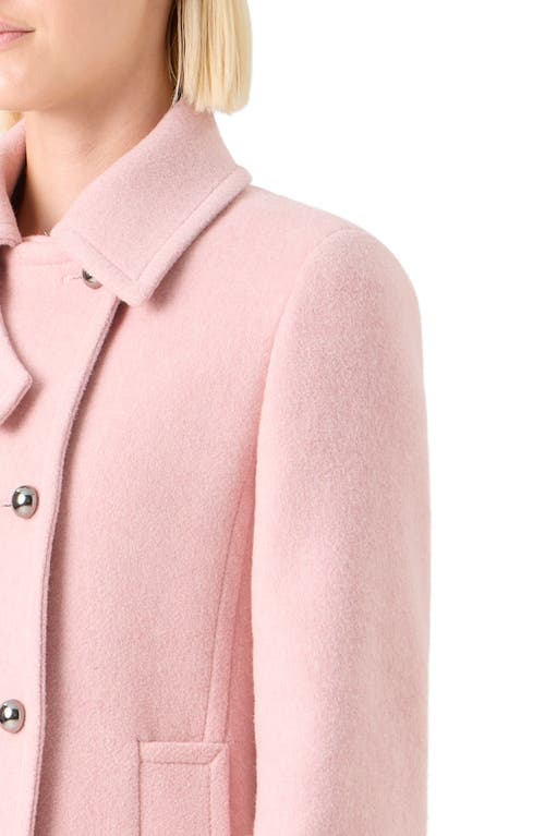 Akris Punto Wool Blend Peacoat In Pink