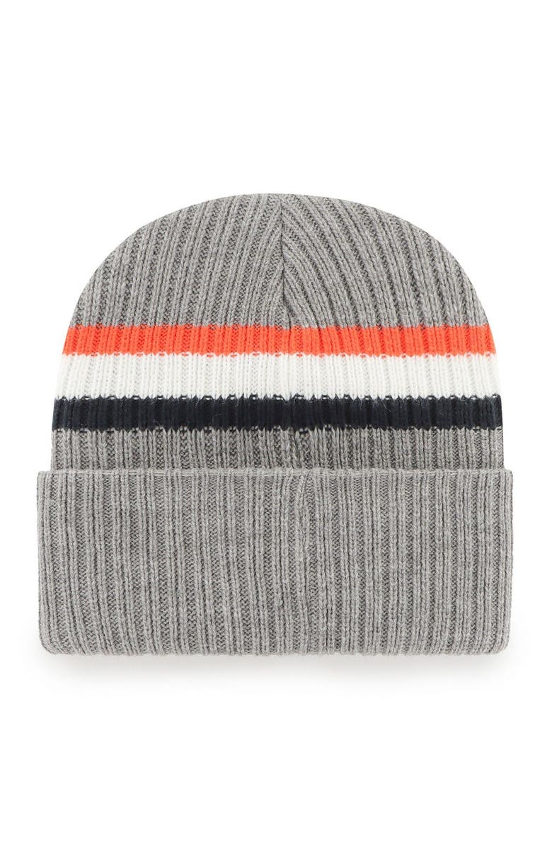 '47 Men's '47  Gray Denver Broncos Highline Cuffed Knit Hat, Alternate, color, 