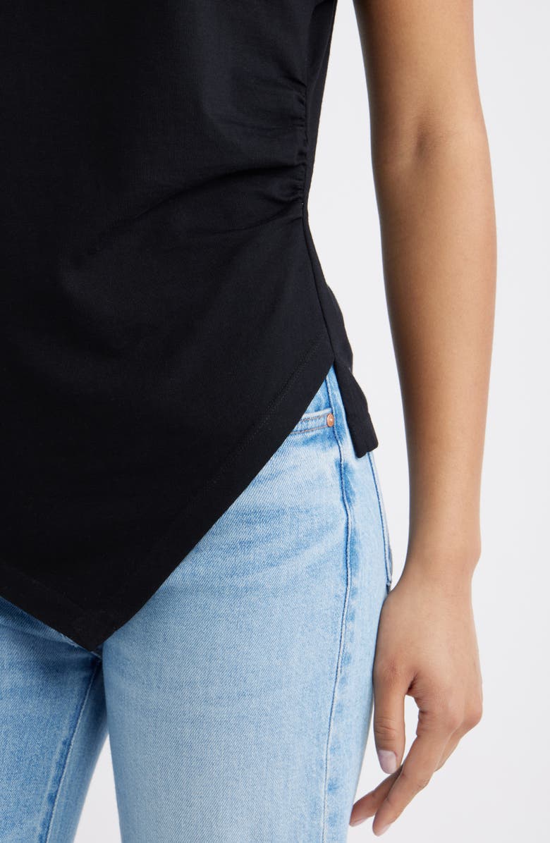 Open Edit Asymmetric T-Shirt, Alternate, color, Black