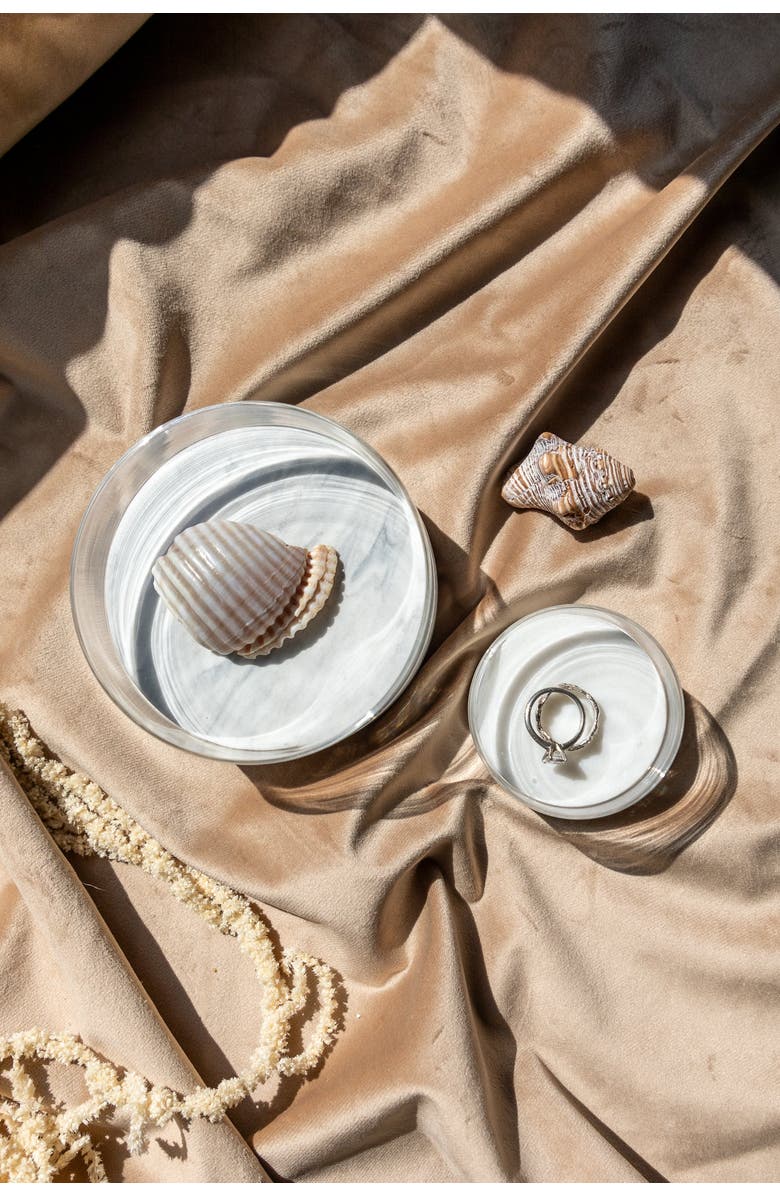 PUEBCO Marble Showcase, Alternate, color, White