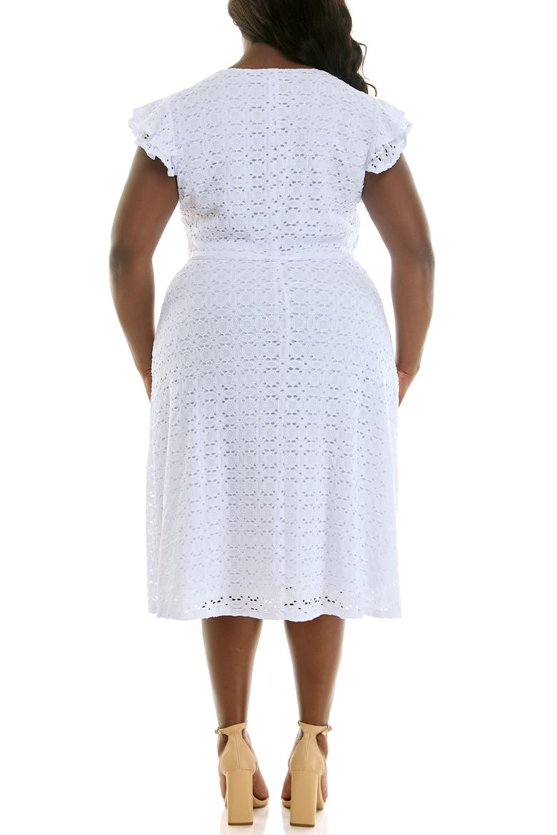 Cap Sleeve Lace Fit & Flare Dress (Women) | Nordstromrack