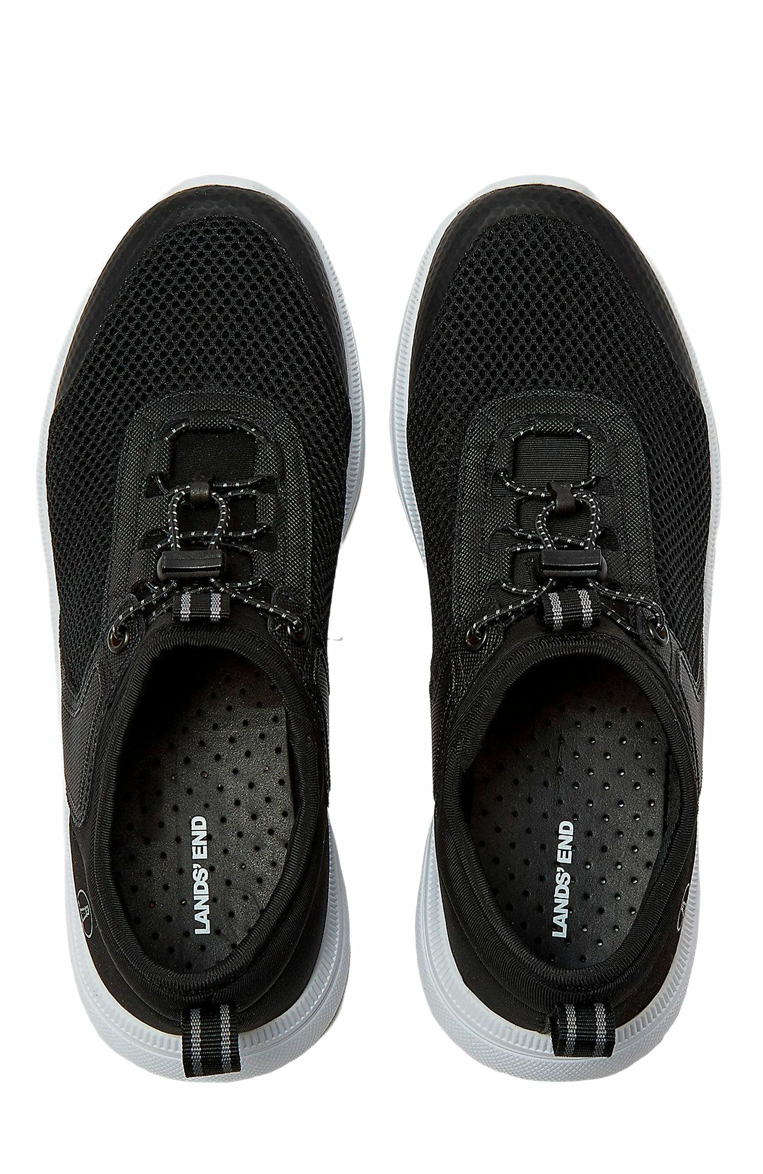 Lands
 End Water Shoes, Main, color, Black