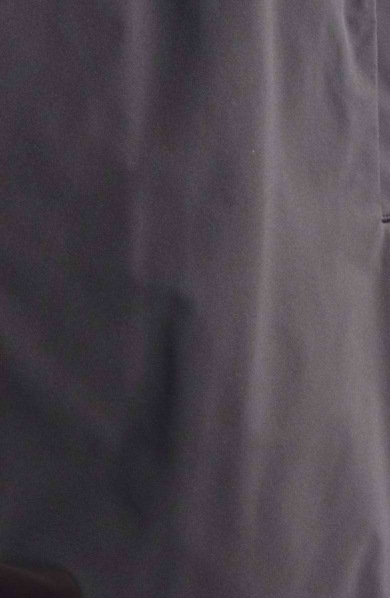 BOSS Iconic Side Stripe Swim Trunks, Alternate, color, Charcoal