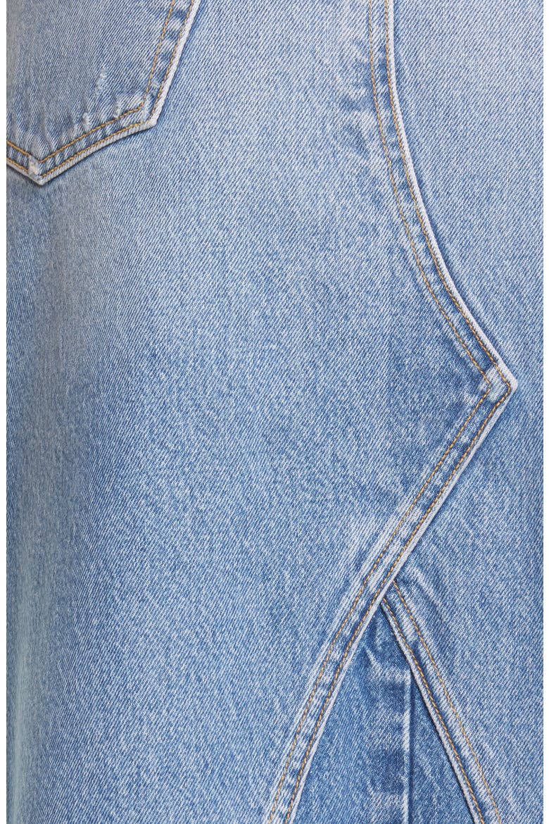 Denim Skirt, Alternate, color, ARENA
