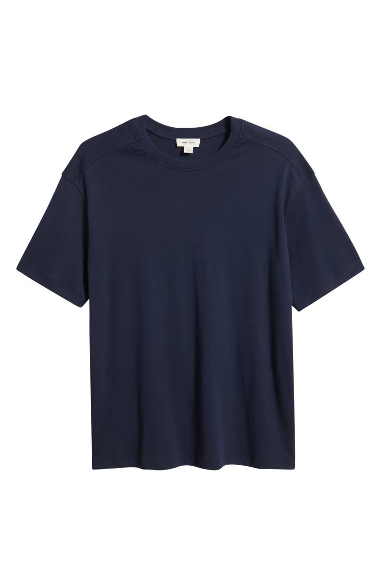 Mavi Jeans Relaxed Crewneck T-Shirt, Alternate, color, Black Iris