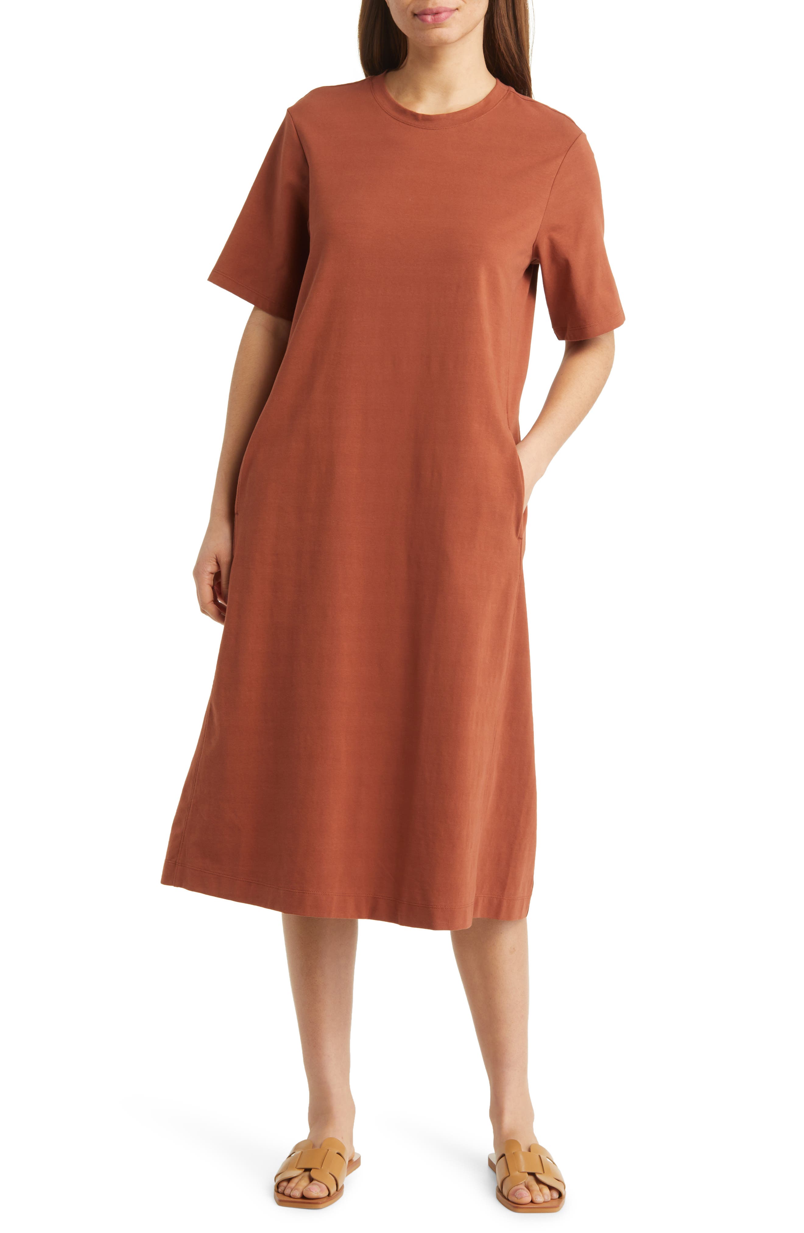nordstrom t shirt dress Battle Of The Ruched Bodycon Dresses: Amazon v. offering a refined take on casual outfits Nordstrom Crew Neck Side Twist