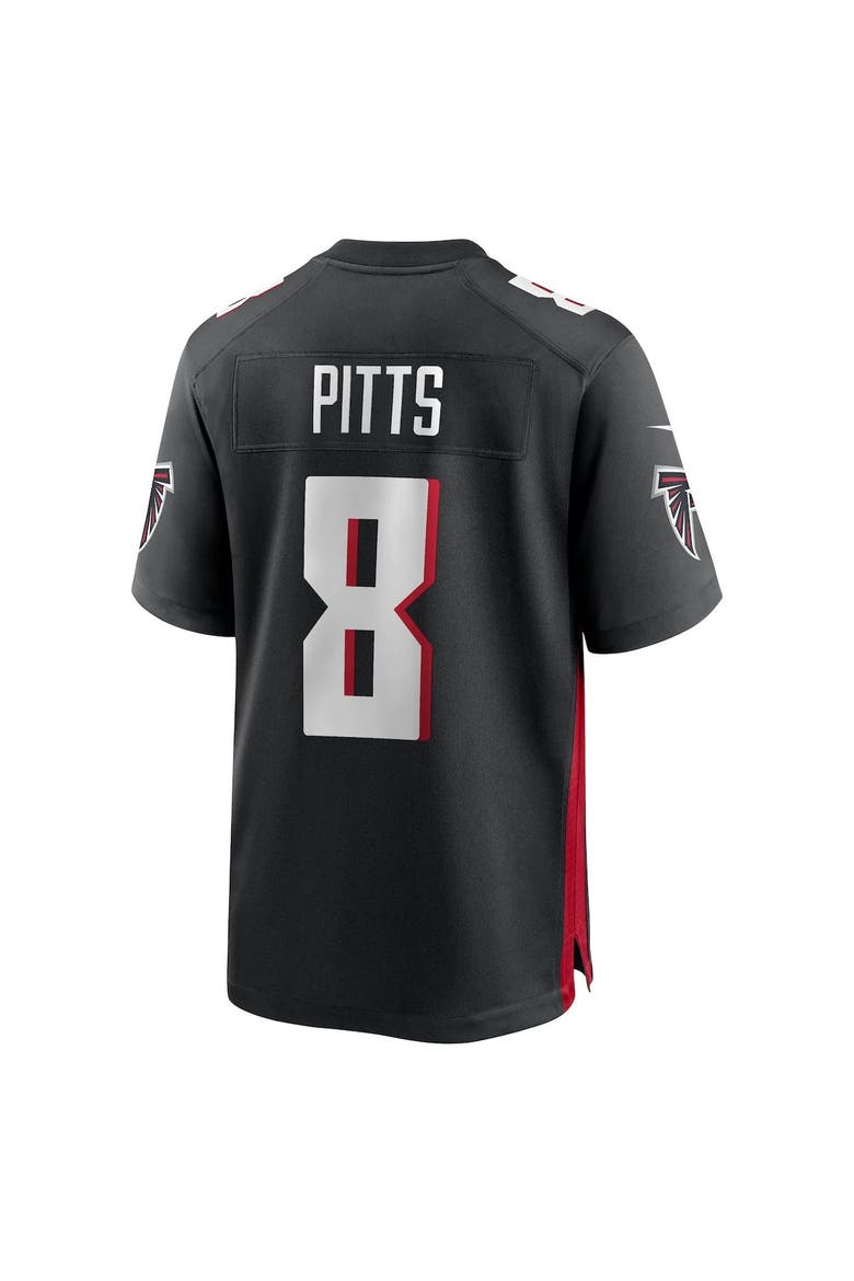 Men's Nike Kyle Pitts Black Atlanta Falcons 2021 NFL Draft First Round Pick Game Jersey, Alternate, color, Black