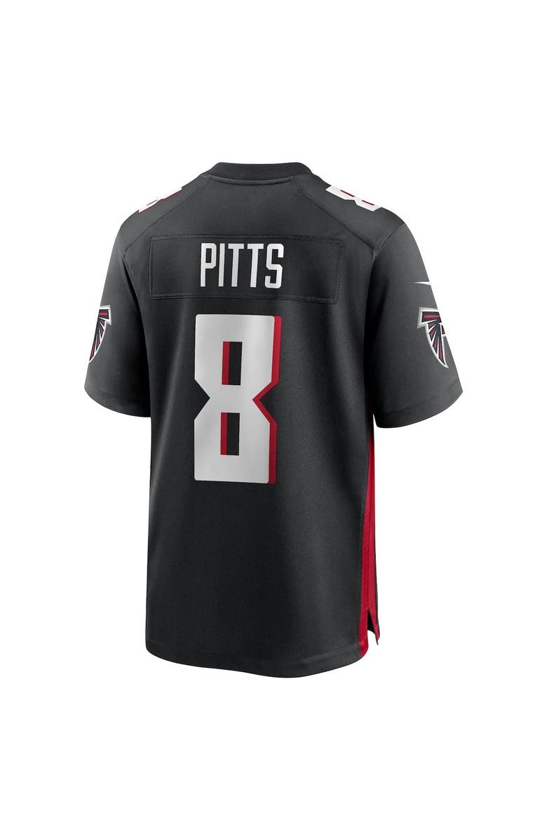 Nike Men's Nike Kyle Pitts Black Atlanta Falcons 2021 NFL Draft First Round Pick Game Jersey, Alternate, color, Black