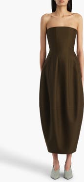 Khaite Stela Strapless Dress