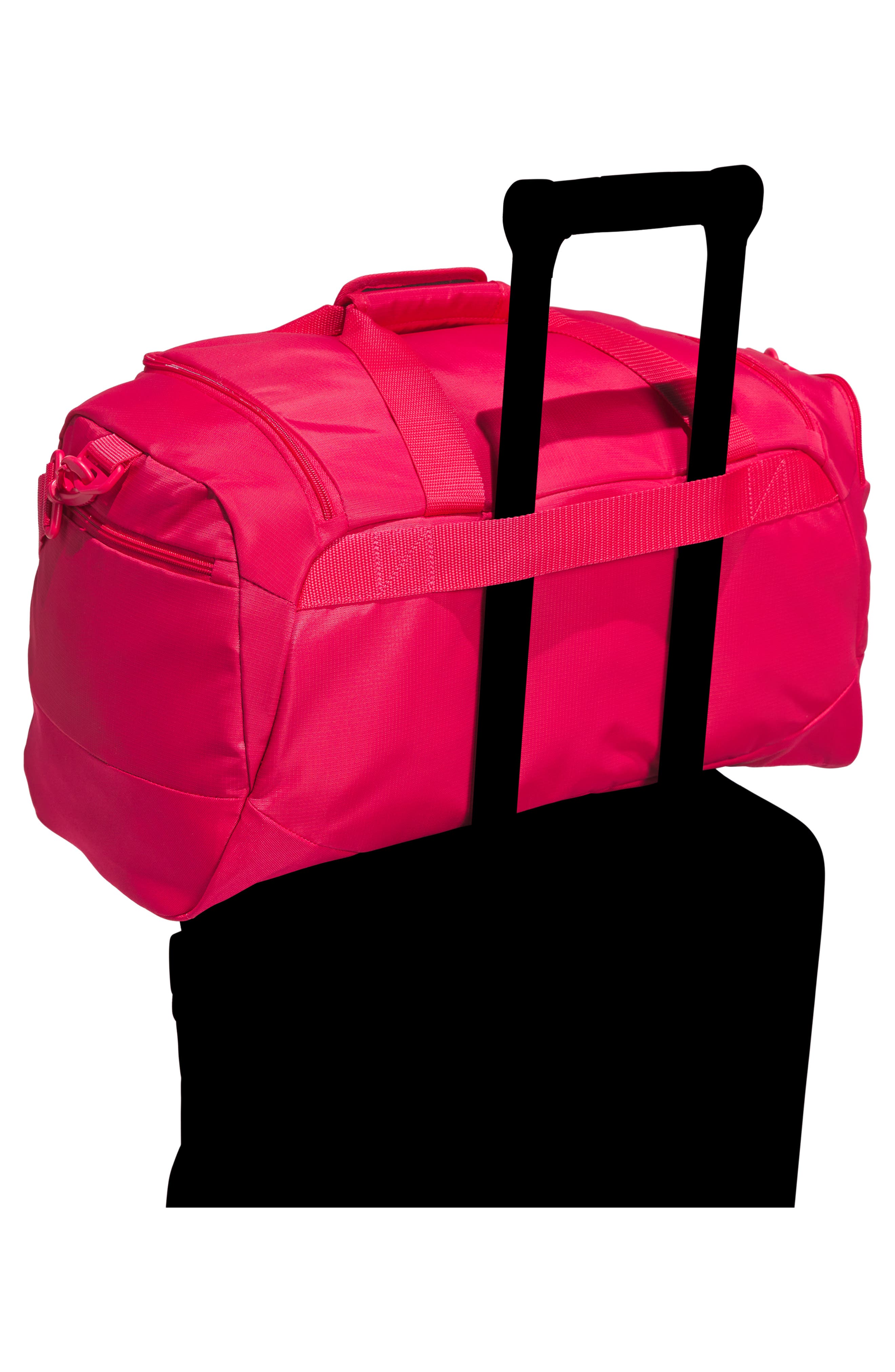 Defender 5 Small Duffel Bag, Alternate, color, POWER PINK/ WHITE