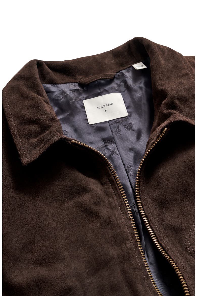 Blake Suede Jacket, Alternate, color, CHOCOLATE