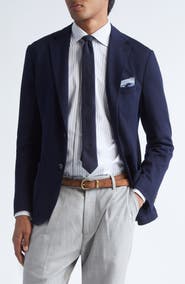 Eleventy Single Breasted Soft Wool Jacket