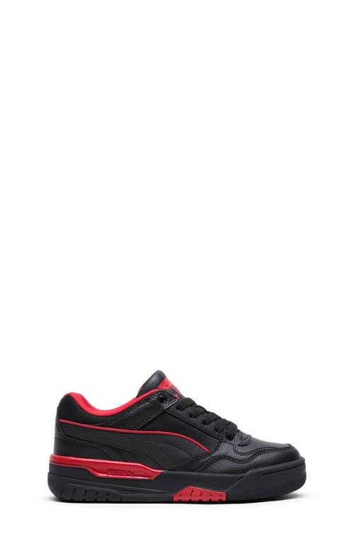 Puma Kids' Rebound Retro Low Top Sneaker In Black