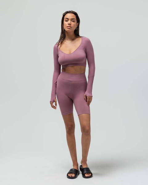 The V-Neck Long Sleeve Crop Top