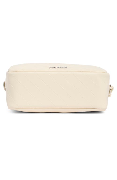 Steve Madden Embossed Woven Crossbody Bag In Blonde