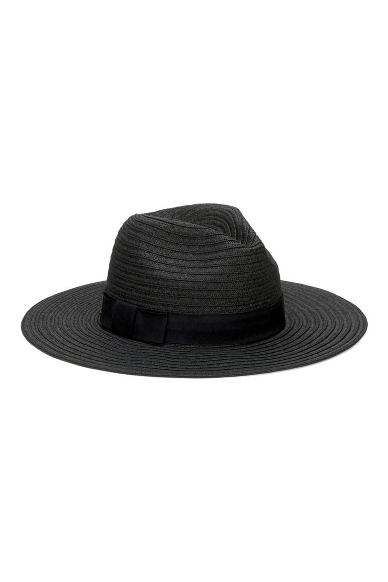 Wide Brim UPF 50+ Fedora, Main, color, BLACK