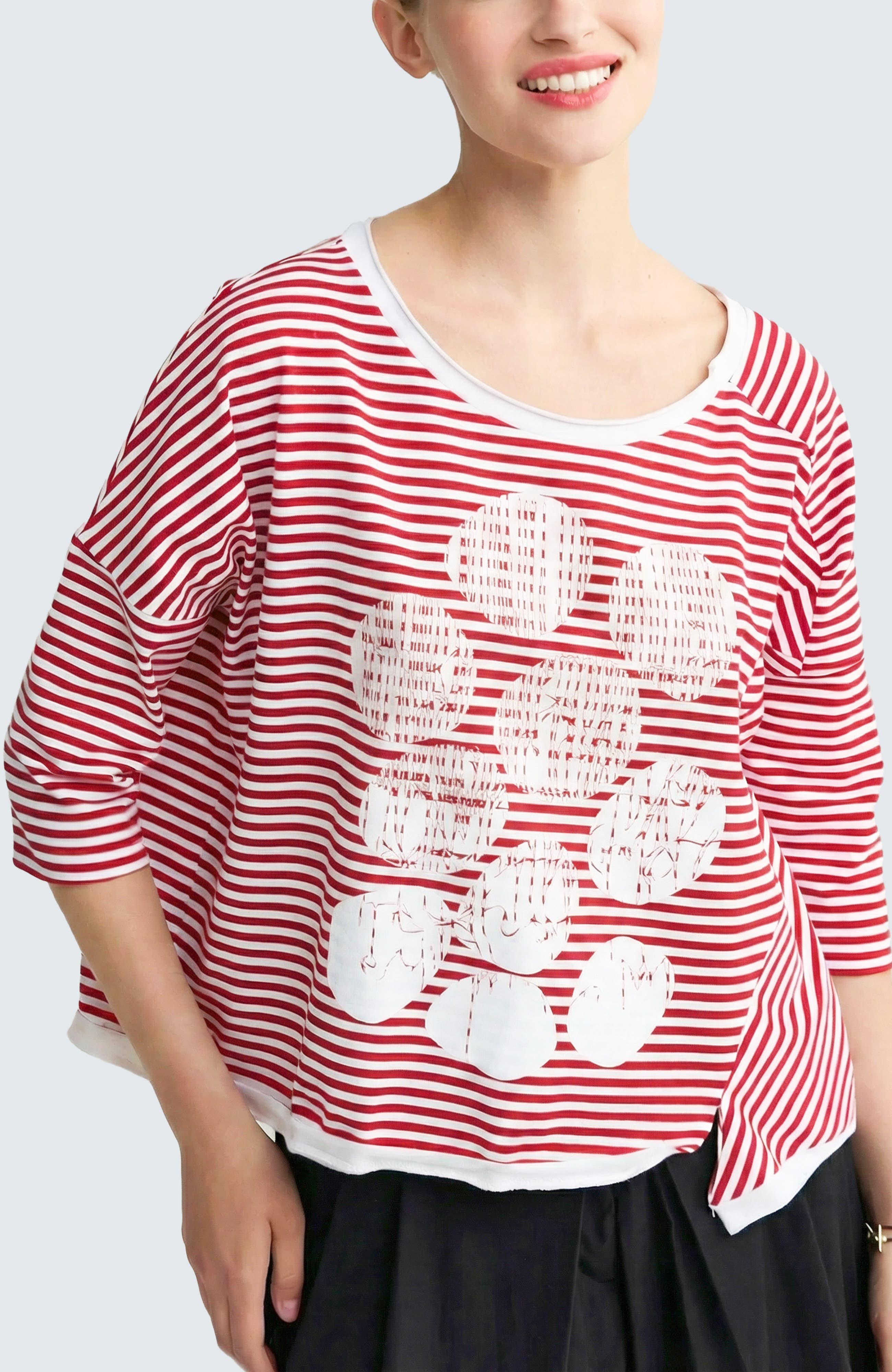 Tessa Striped Jersey Top - image 3