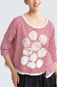 LUUKAA Tessa Striped Jersey Top