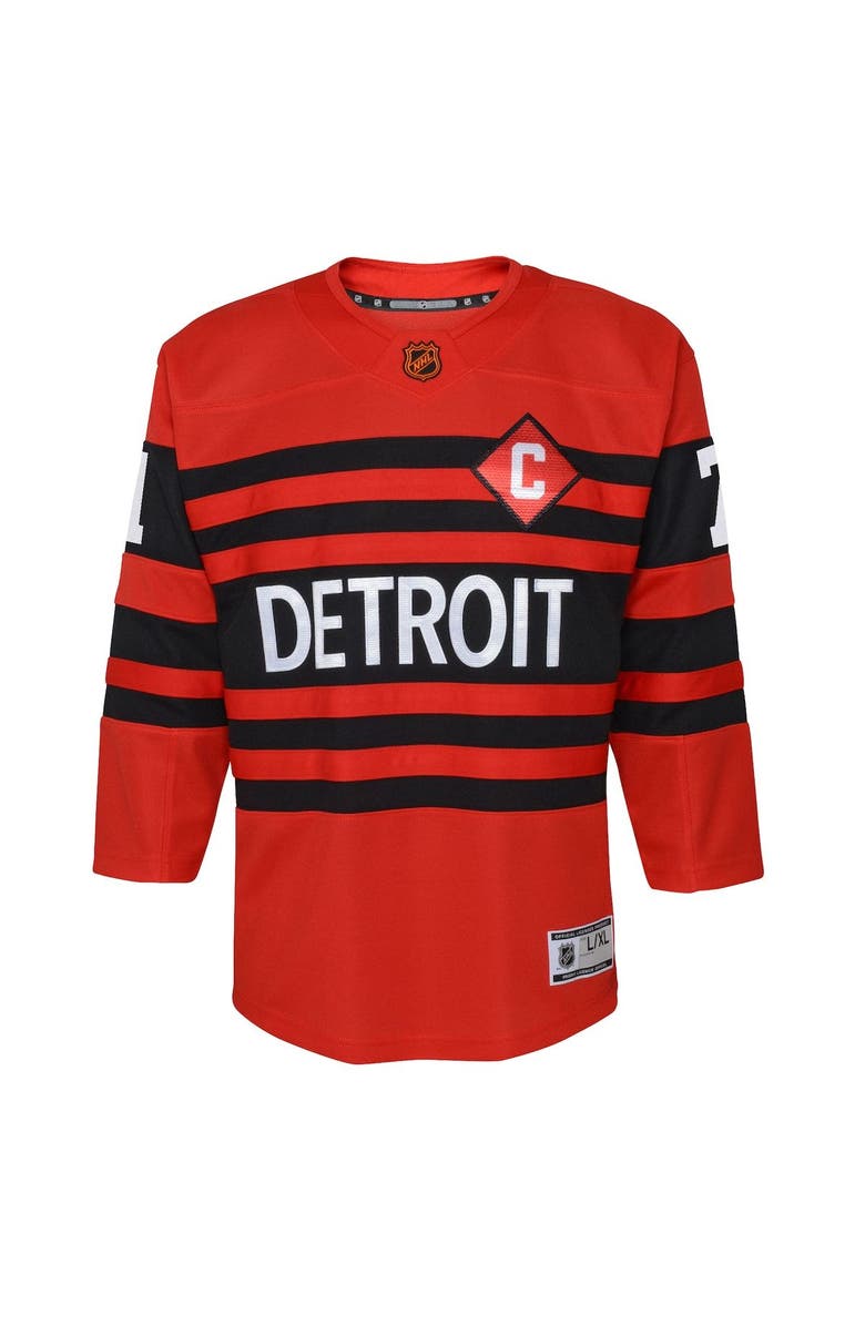 Outerstuff Youth Dylan Larkin Red Detroit Red Wings Special Edition 2.0 Premier Player Jersey, Alternate, color, 