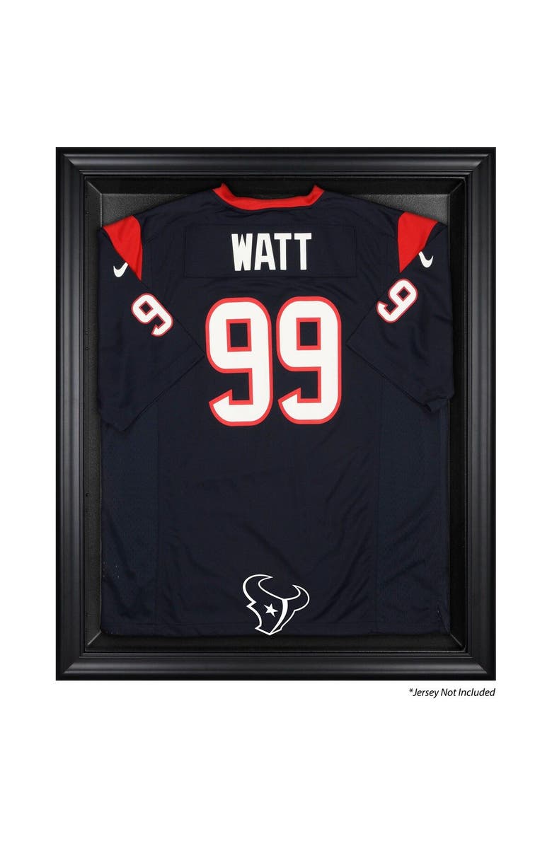 FANATICS AUTHENTIC Houston Texans Black Framed Jersey Display Case, Main, color,
