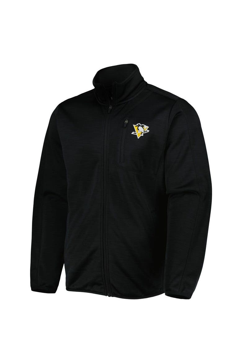 Men's G-III Sports by Carl Banks Black Pittsburgh Penguins Closer Transitional Full-Zip Jacket, Alternate, color, Black