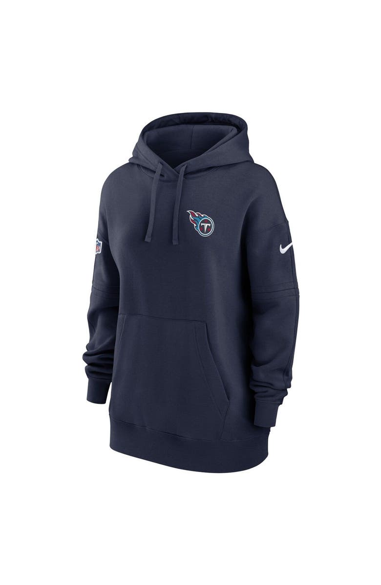 Nike Women's Nike Navy Tennessee Titans 2023 Sideline Club Fleece Pullover Hoodie, Alternate, color, Navy
