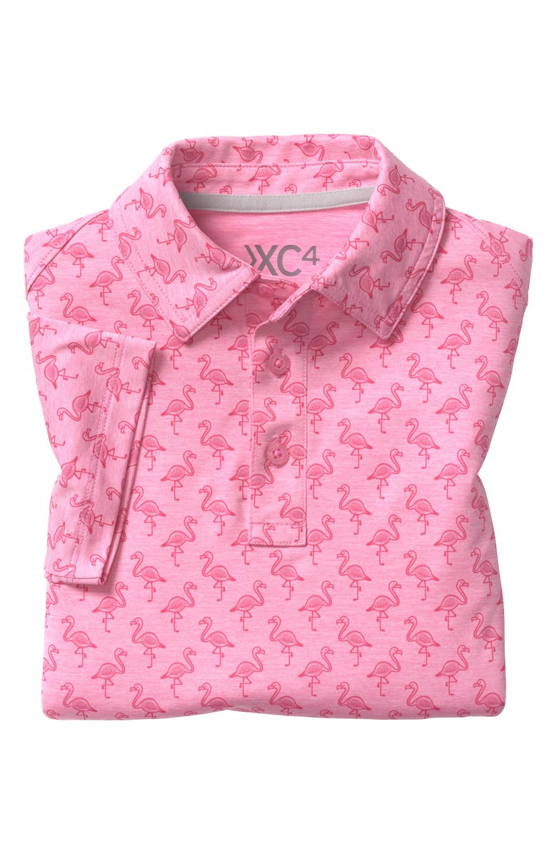 Johnston & Murphy Kids' XC4<sup>®</sup> Flamingo Performance Polo, Alternate, color, 