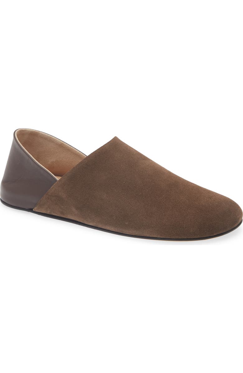 JW Anderson Babouche Flat, Main, color, Chocolate Brown 660
