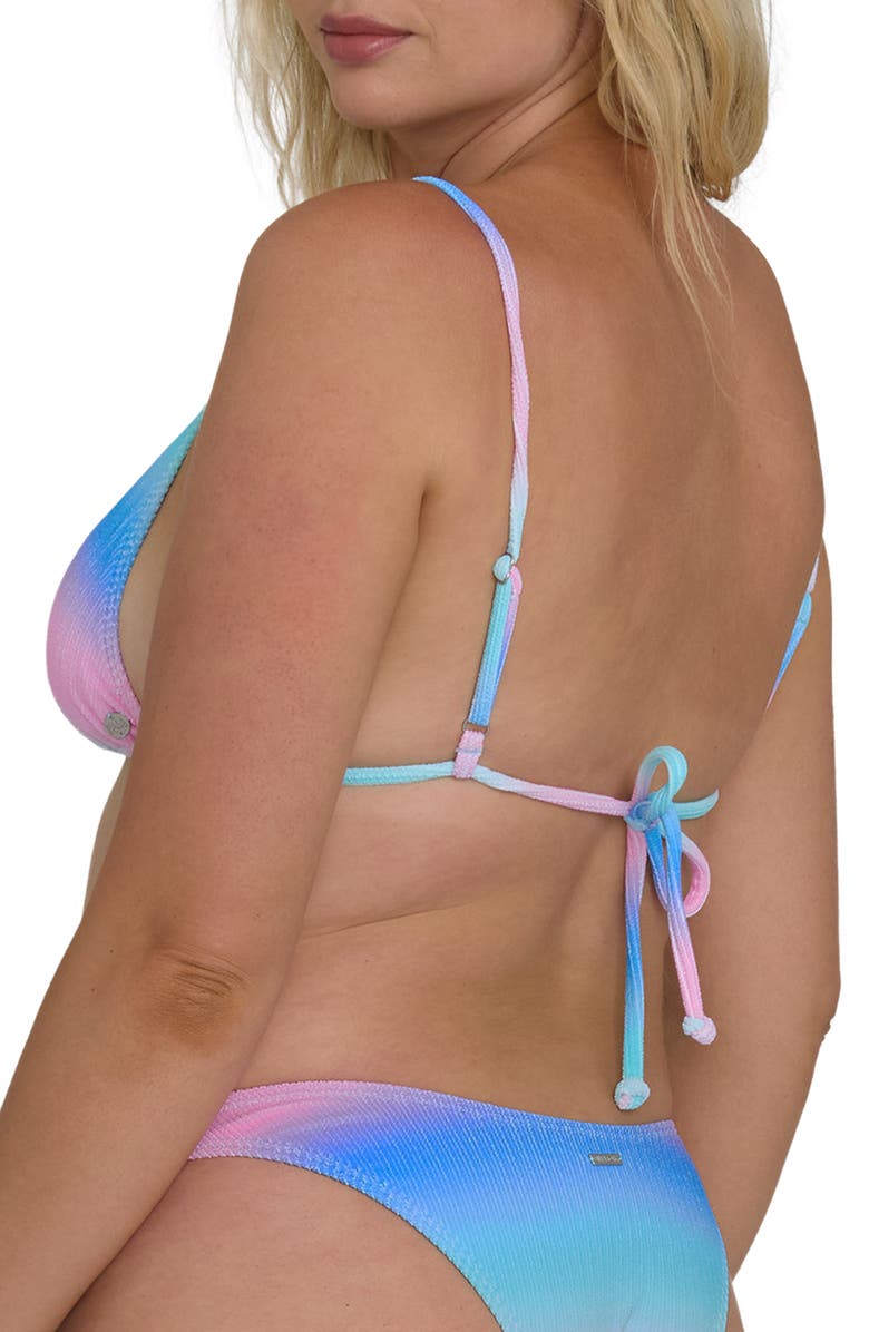 Billabong Sun Fade Slider Triangle Bikini Top, Alternate, color, Ocean Spray
