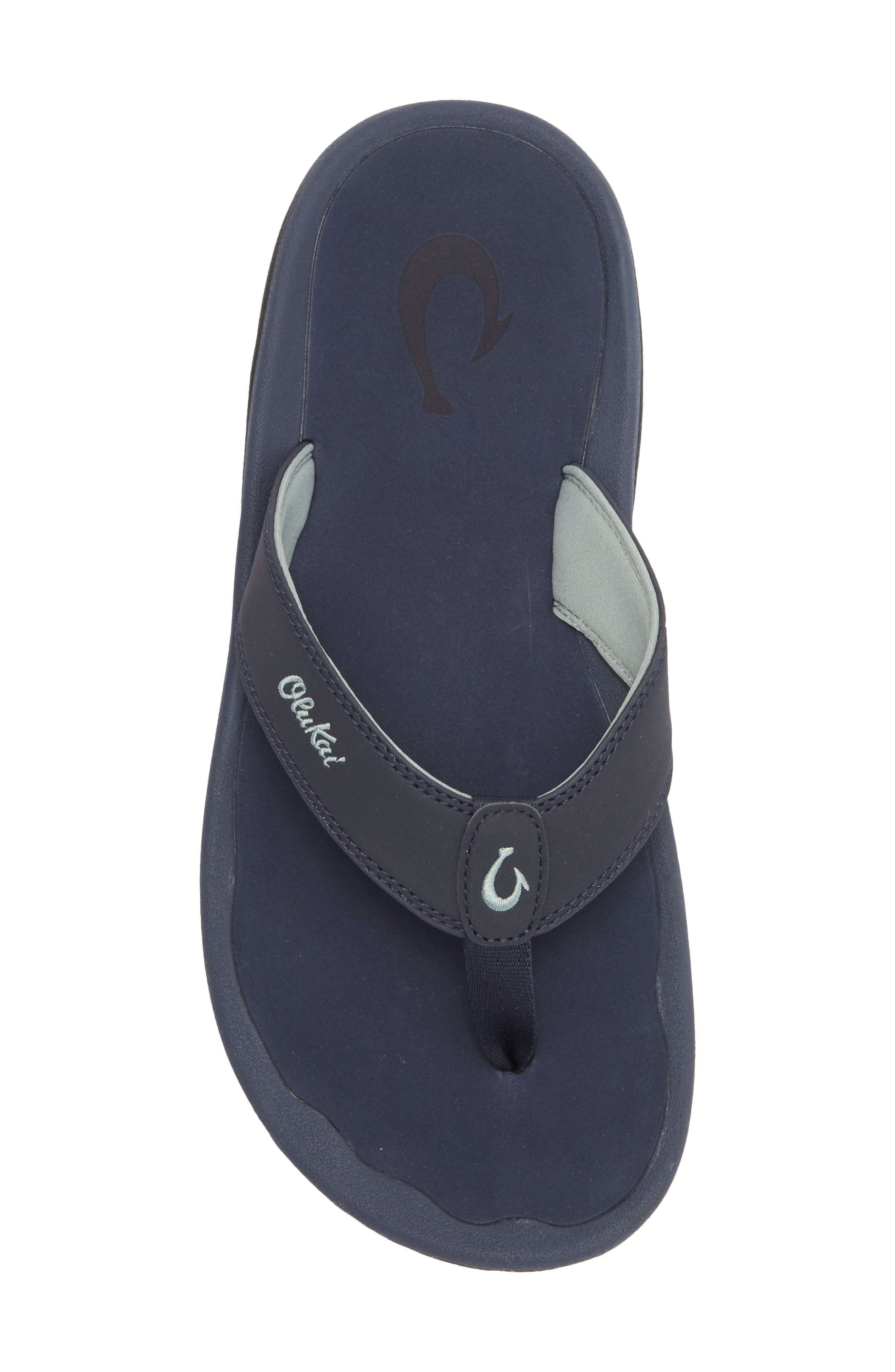 OluKai Ohana Flip Flop, Alternate, color, Trench Blue / Trench Blue