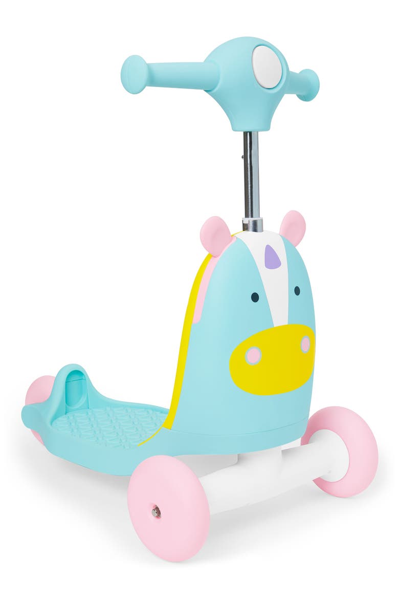 Zoo Ride-On Unicorn Toy, Main, color, UNICORN