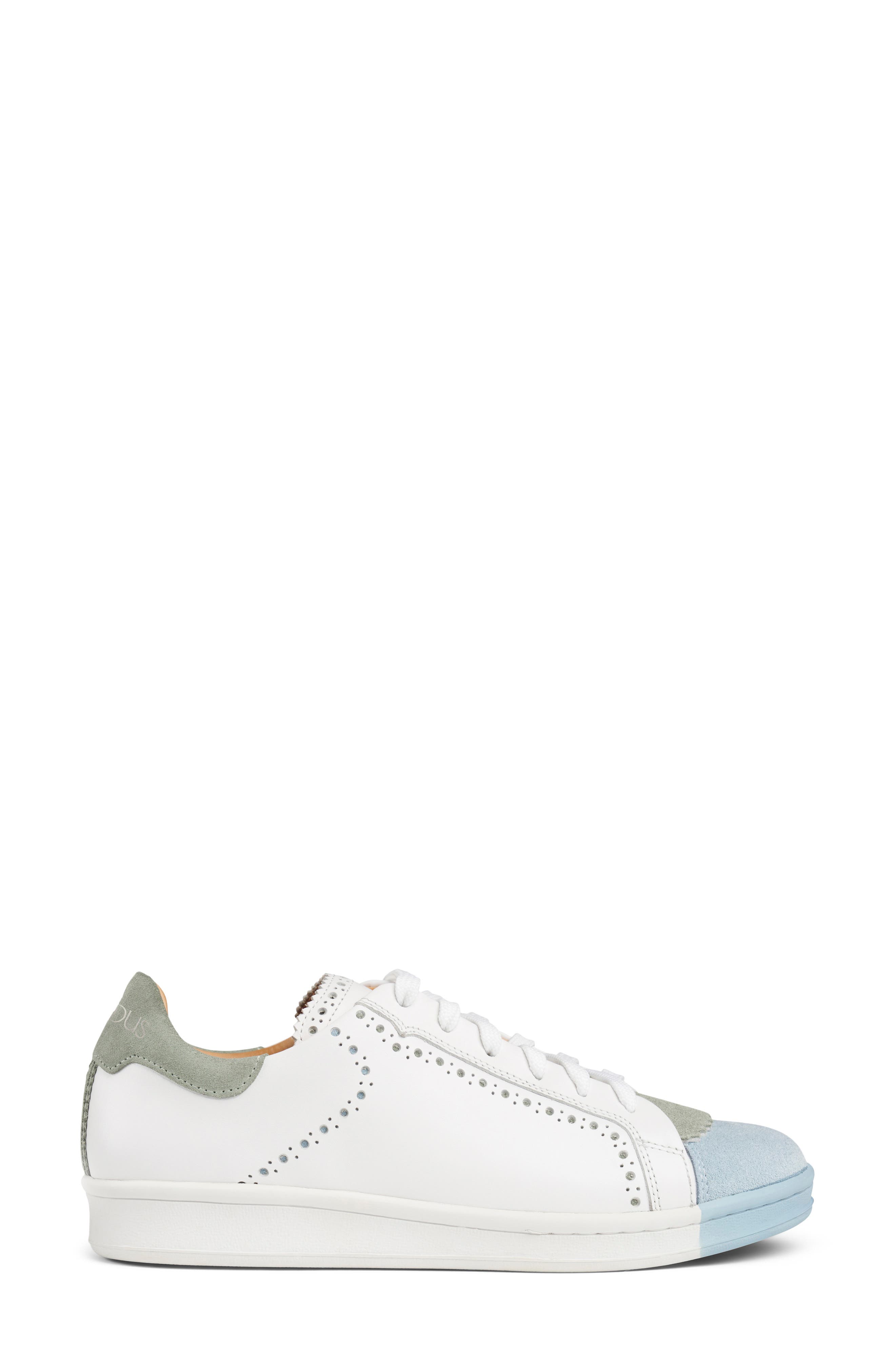 Elliot Leather Sneaker, Alternate, color, SWEET MINT