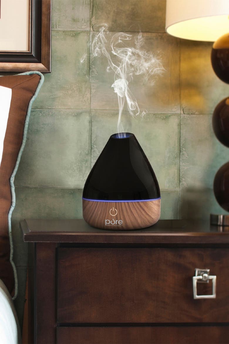 PureSpa Natural Essential Oil Diffuser - Black, Alternate, color, NONE