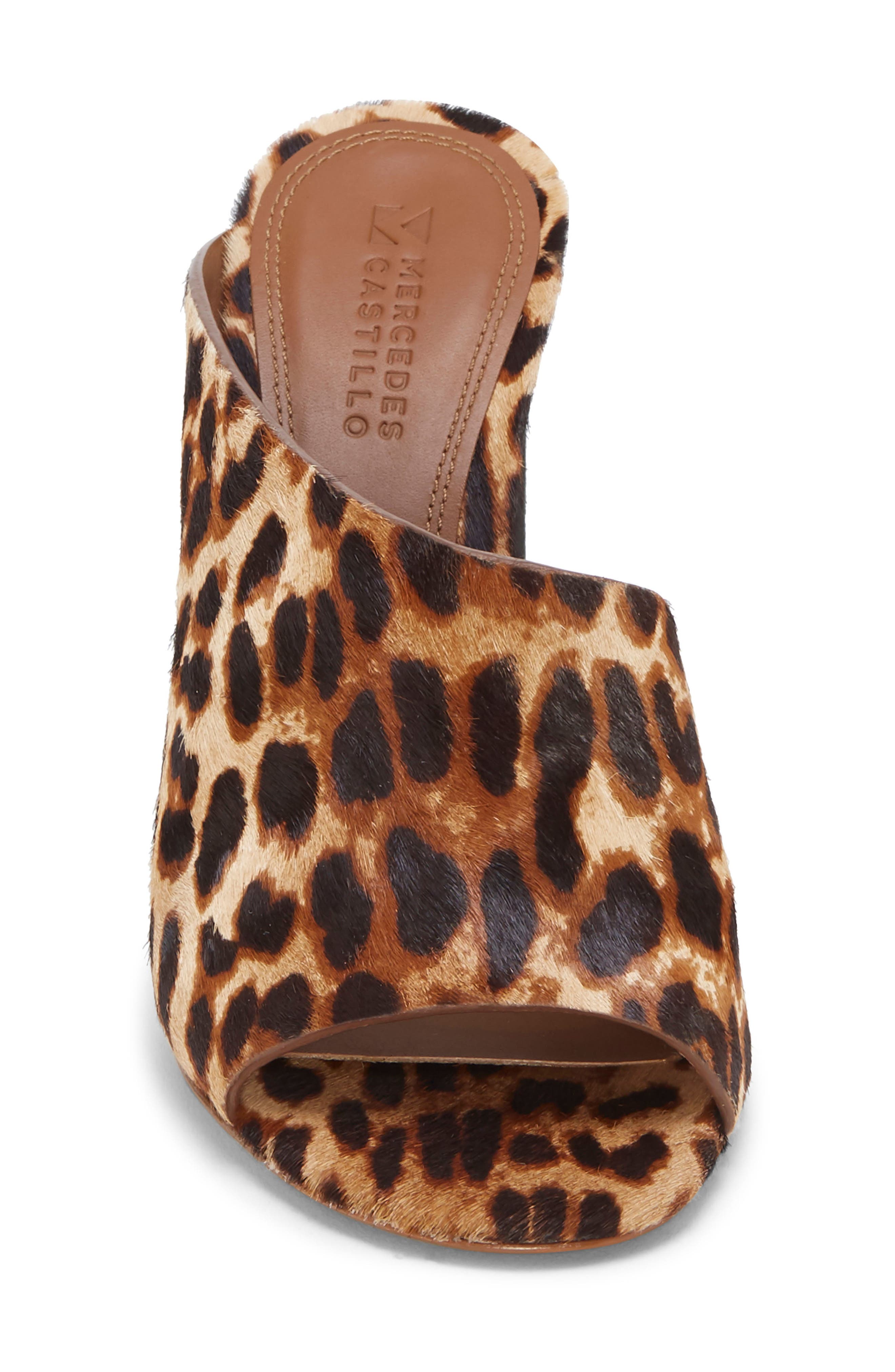 Izar Genuine Calf Hair Mule, Alternate, color, LEOPARD CALF HAIR