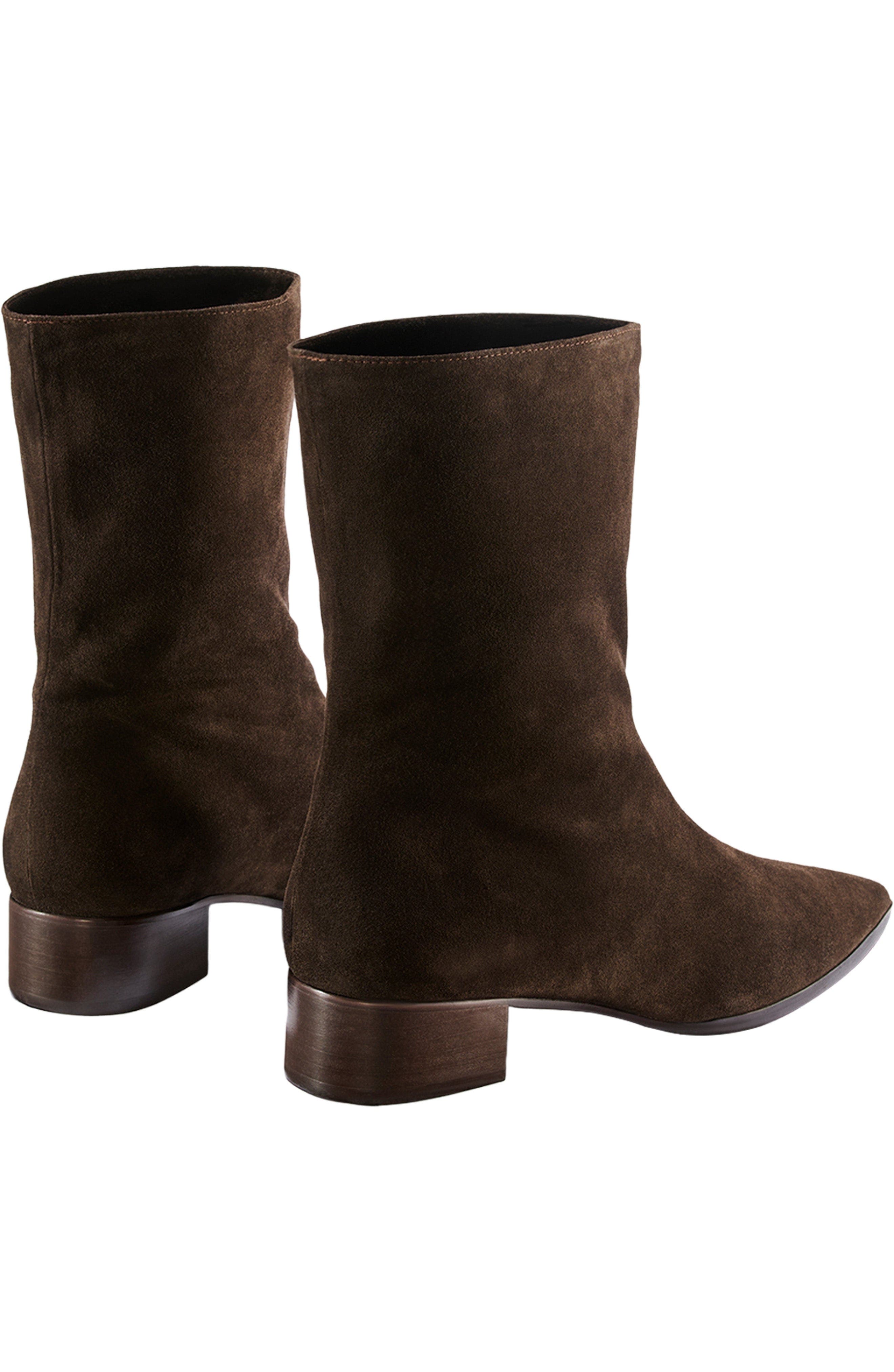 The Hayes Boot, Alternate, color, Dark Chocolate Suede