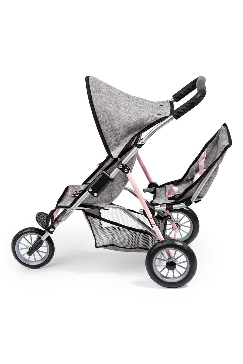 Deluxe Twin Dolls Jogger Stroller, Alternate, color, Multicolored