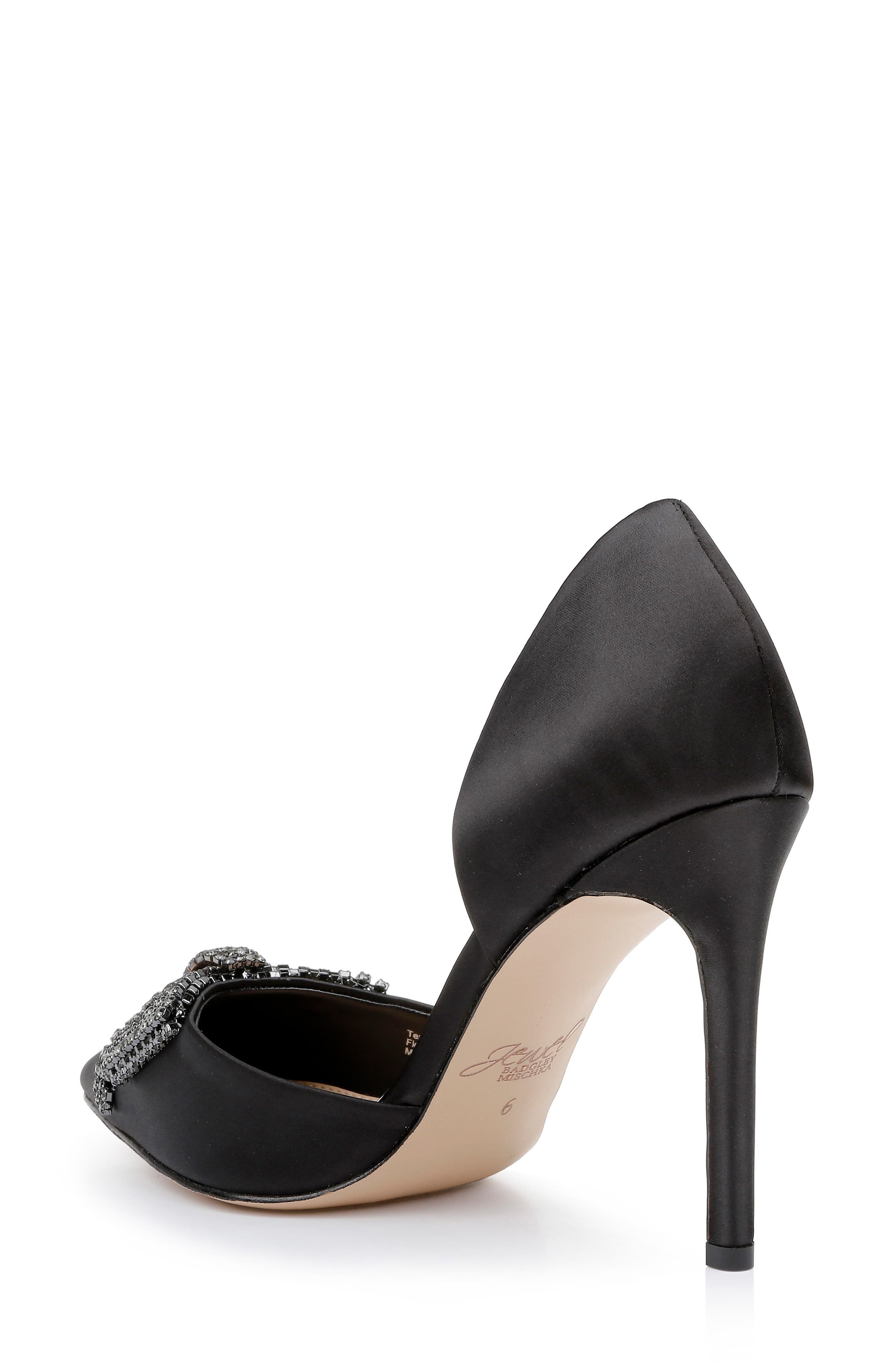 Jewel Badgley Mischka Aubrey Pointed Toe d'Orsay Pump, Alternate, color, 