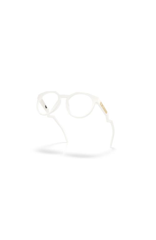 Oakley 52mm Rectangle Optical Glasses In Neutral