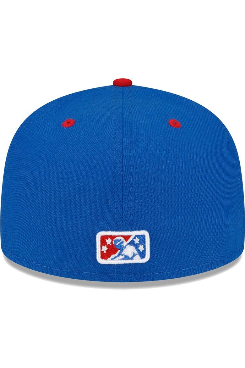 Men's New Era Blue El Paso Chihuahuas Copa De La Diversion 59FIFTY Fitted Hat, Alternate, color, Blue