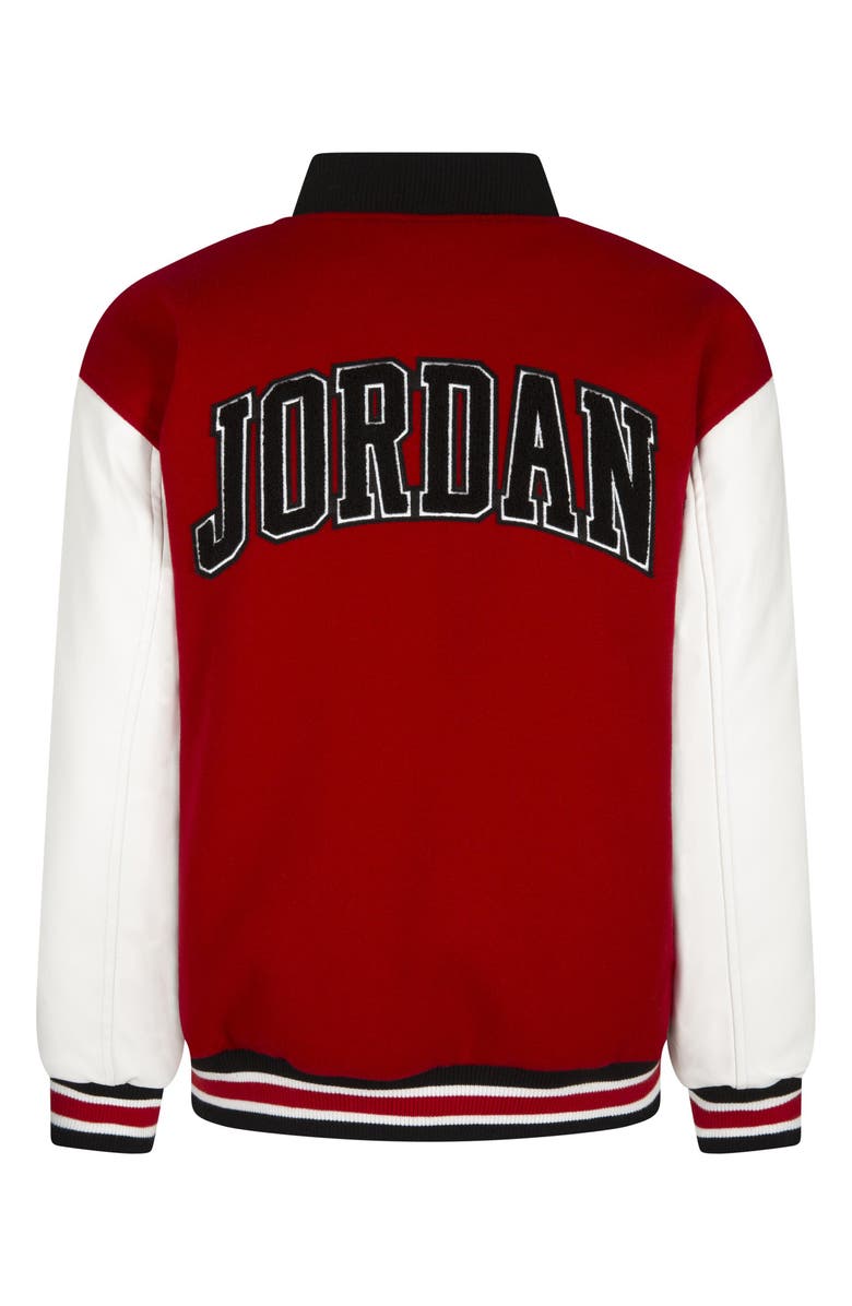Jordan Kids' Varsity Letter Jacket, Alternate, color, R78gym Red