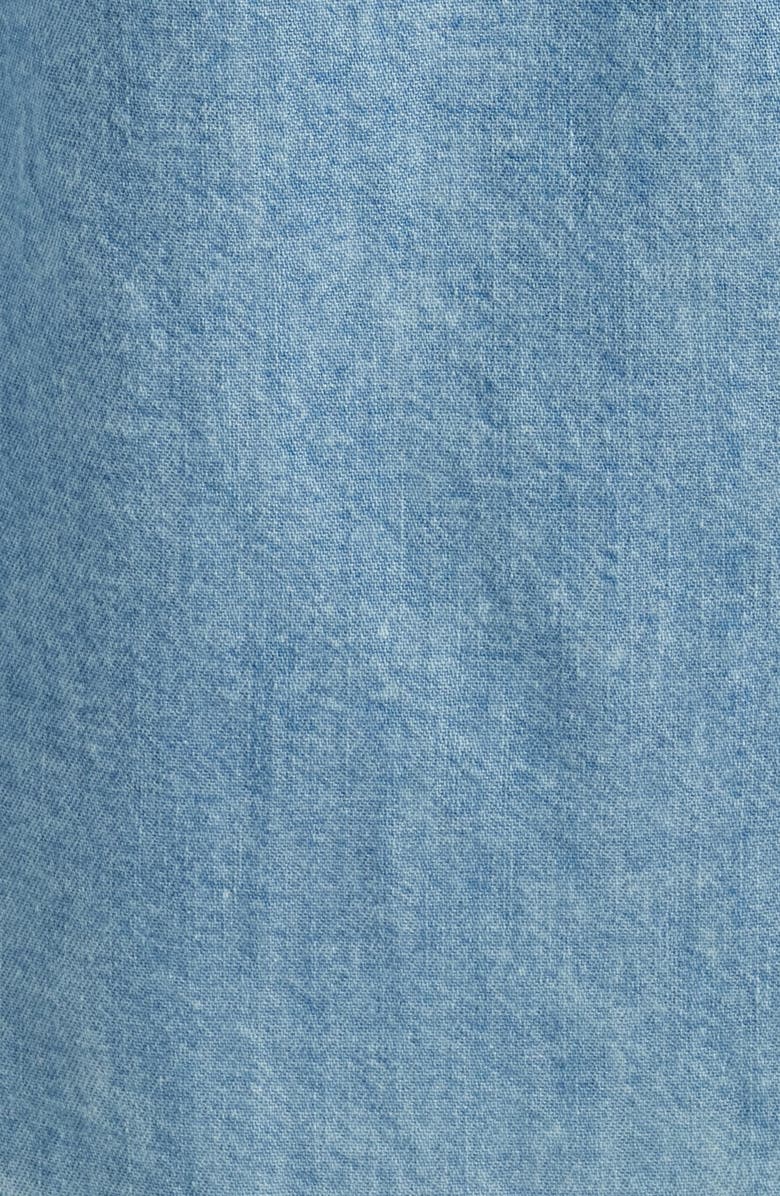 PS Paul Smith Casual Fit Organic Cotton Denim Button-Up Shirt, Alternate, color, Light Base